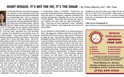 Heart Disease: It’s Not The Fat, It’s The Sugar